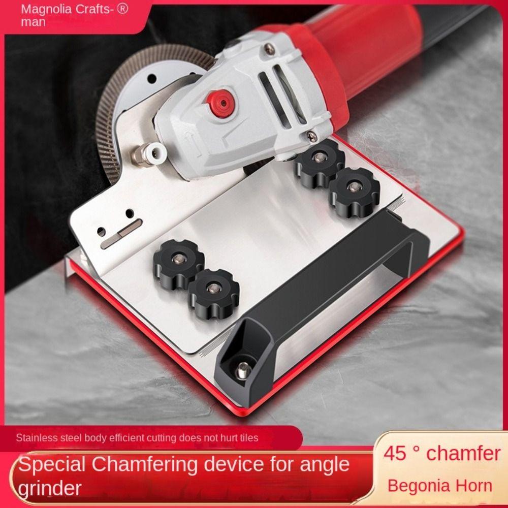 Инструмент для снятия фаски с плитки под углом 45 градусов, скошенное основание кронштейна, насадки для угловой шлифмашины