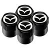 For Mazda CX3 CX-5 CX5 CX7 CX9 MX5 Axela ATENZA Accessories Car Tire Wheel Valve Caps Cover + Suede Car Key Chain Ring Keychain h2