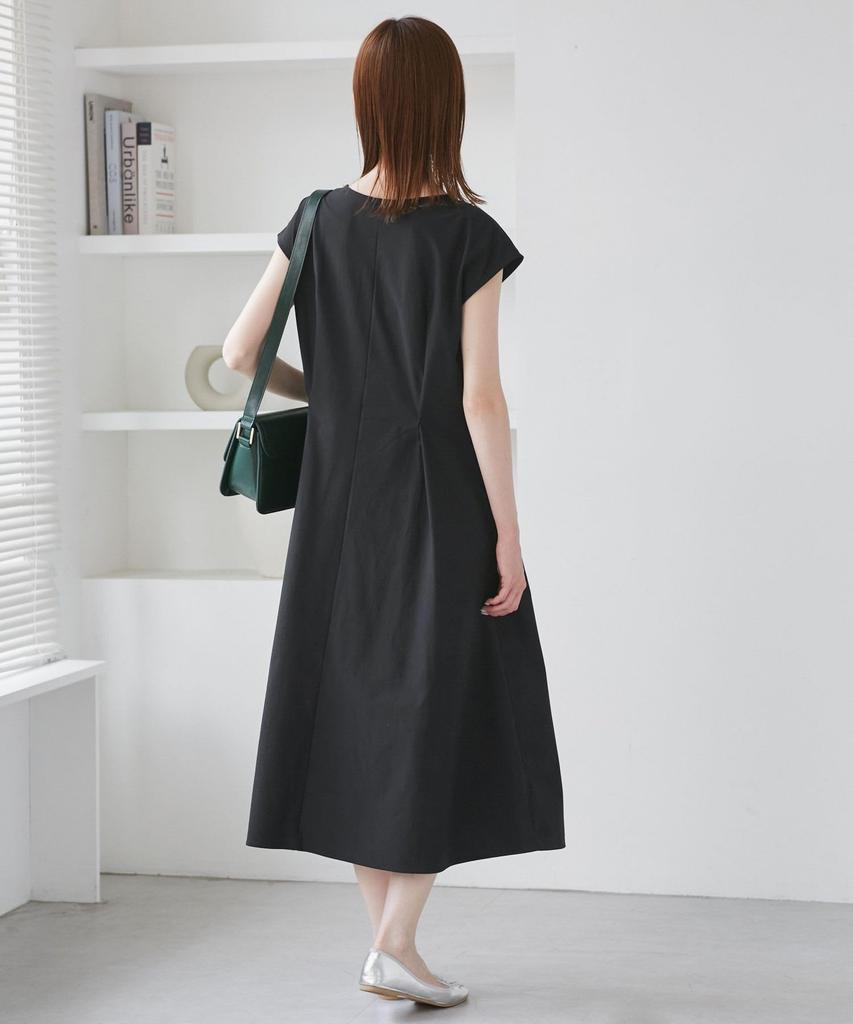 ROPE PICNIC Waist Tuck Cut Dress GDE55030 Black Maine Size 36 Women's (01)