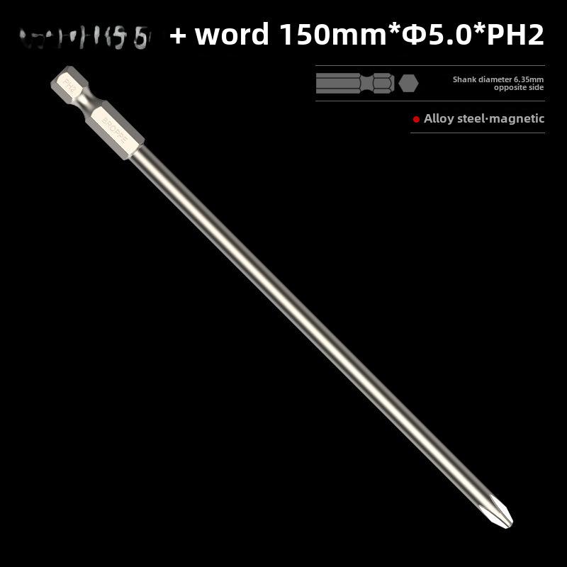 Магнитная крестовая отвертка BROPPE с электрической дрелью и пневматической насадкой