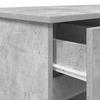 Desk with Shelf Concrete Grey 140 x 49 x 76 cm Particleboard