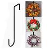 Large Floral Wreath Hanger Carbon Steel Wreath Metal Hook Front Door Hanger   Over The Door Hanging