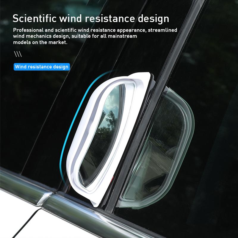 B-pillar Blind Spot Mirror Car Rear View Mirror Wide-angle Rear Seat Auxiliary Observation Mirror Safety Driving