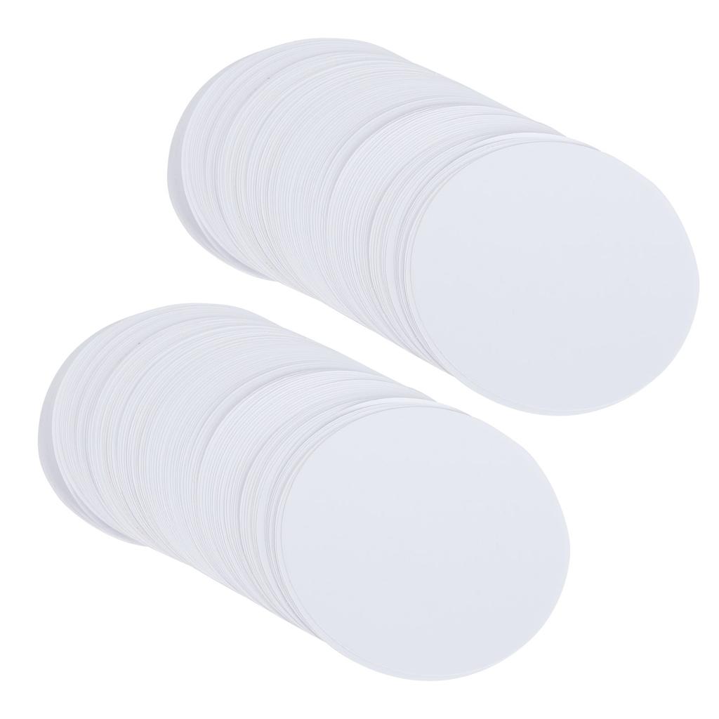 100Pcs Blank Badge Paper Photo Printer Machine Supplies DIY Painting HandMade Craft(58mm )