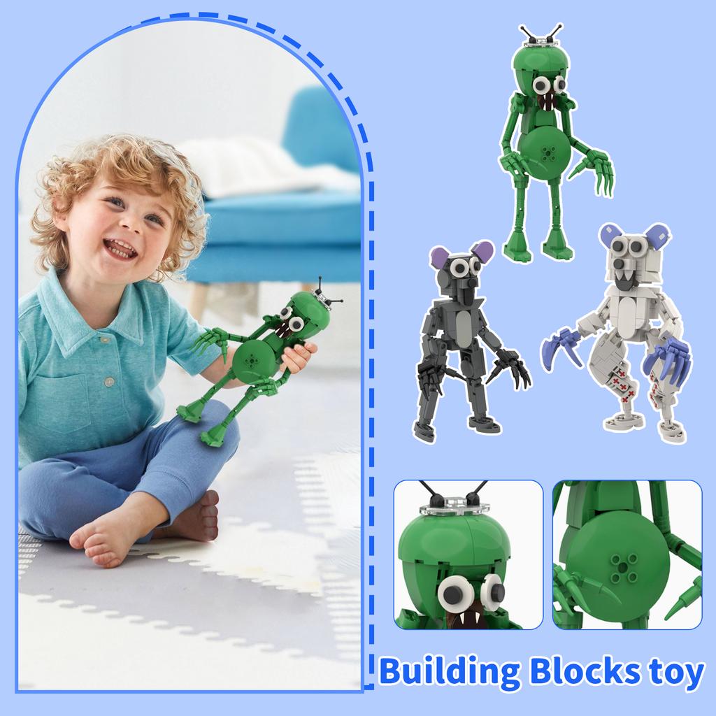 Аниме Периферийный Модный Конструктор, Детский Пазл Пазл Конструктор Модель Игрушки