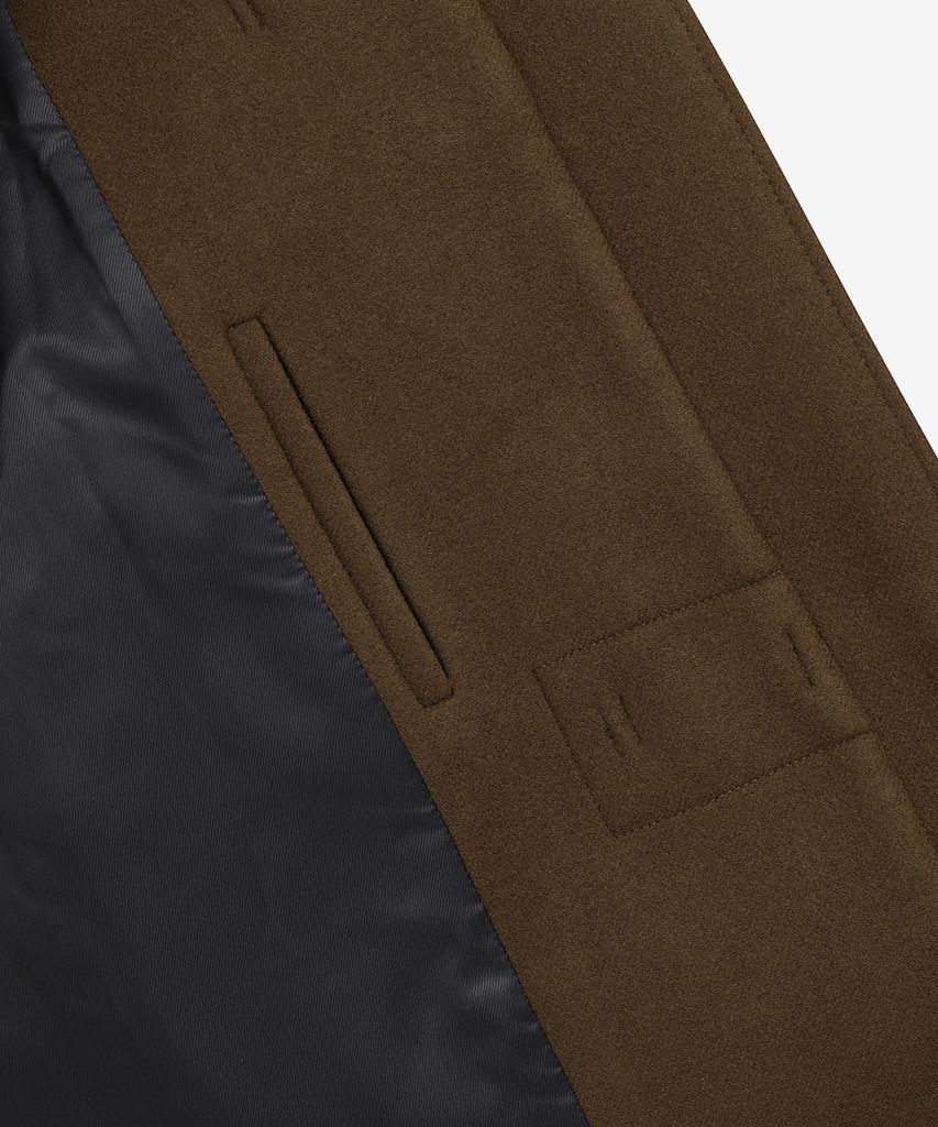 Noirer For Woman Oversized Hooded Duffle Coat (Brown)