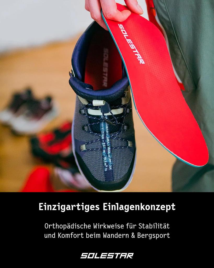 Стелька велосипедная SOLESTAR NEUTRAL HIKE размер S ширина 9,0 см/длина 25,5 см SOLHIKE39-40