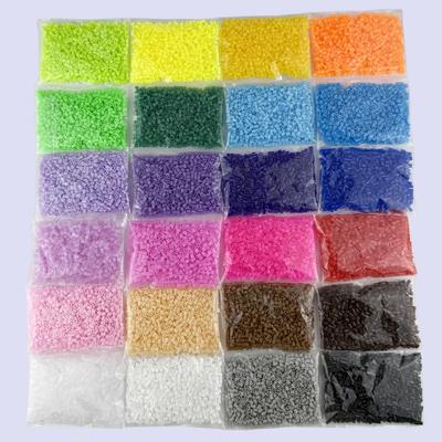 Набор из 6000 разноцветных бусин Hama Bead 2,6 мм с автомобильной/животной тематикой, многоцветный, для самостоятельного изготовления, в виде мешочка для добавок, новые мини-бусины из жемчуга.