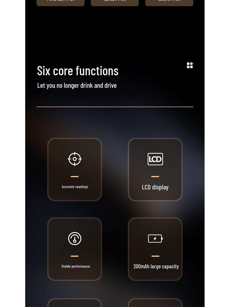 High-Precision Electronic Breathalyzer Alcohol Tester for Drunk Driving.