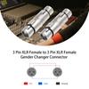 XLR 3-контактный на 3-контактный Адаптер-переходник для микрофонной линии XLR, удлинитель корпуса микрофона для микрофона, стереомикшера