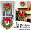 Christmas Wreath, Winter Wreath Garland, Wall Hanging Artificial Wreath, Front Door Wreath Xmas Wreath For Indoor Outdoor