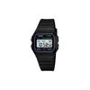 Casio Часы из Коллекции на Кварцевом Механизме с Резиновым Ремешком Мужские Часы Черный Циферблат F-91W-1(Watch5--Полночь)