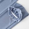 Ruffles Sunscreen Arm Sleeves Solid Color Cycling Arm Cover Breathable Ice Silk Arm Sleeves  Ladies