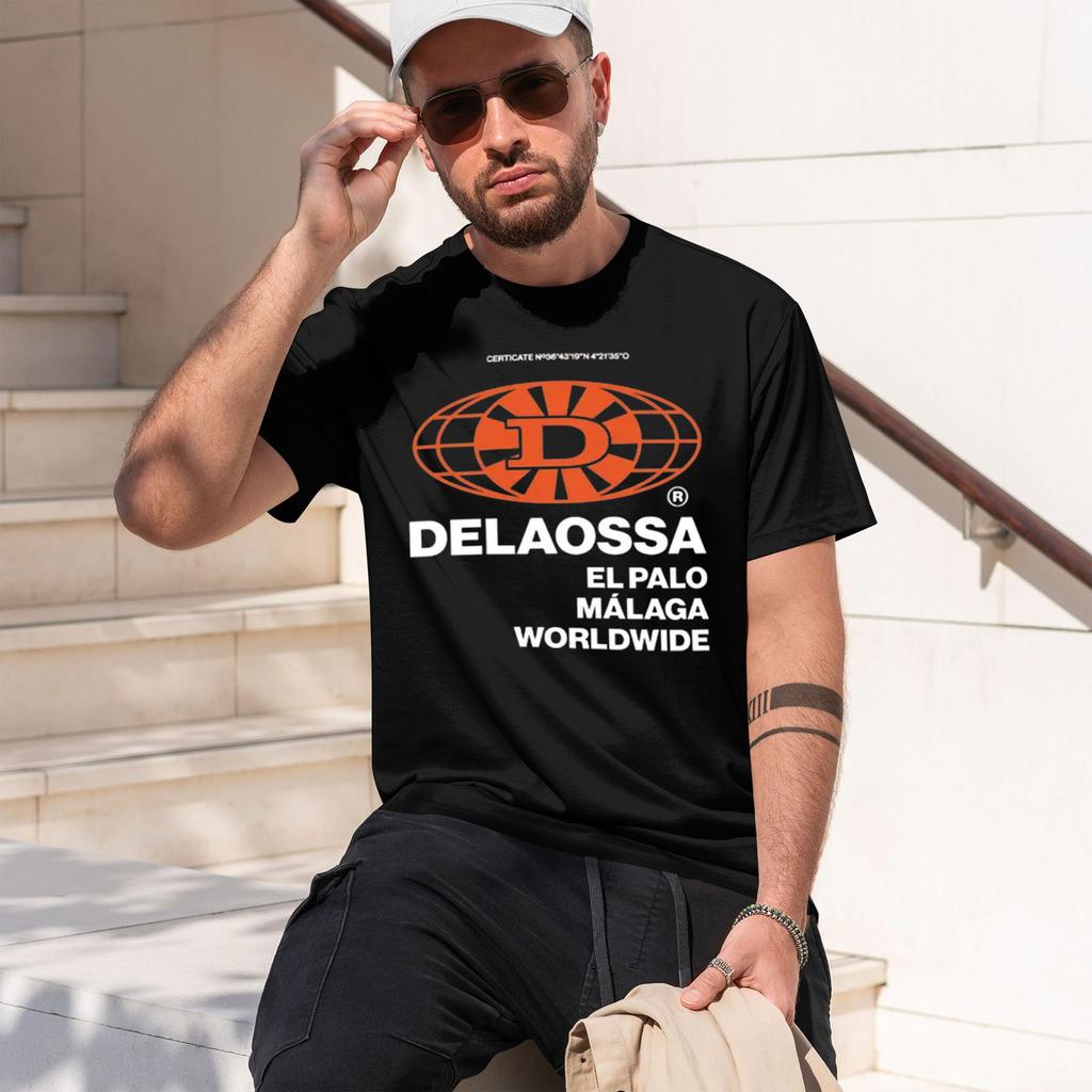 Casual Style T-Shirt Delaossa El Palo Malaga Worldwide Graph Design Summer Wear Gift For Travel Enthusiasts 2026 Model
