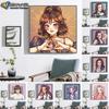 5D Diamond Painting Full Diamond Cartoon Girl Image Diamond Painting Handmade Diy Diamond Mosaic Painting Home Decoration