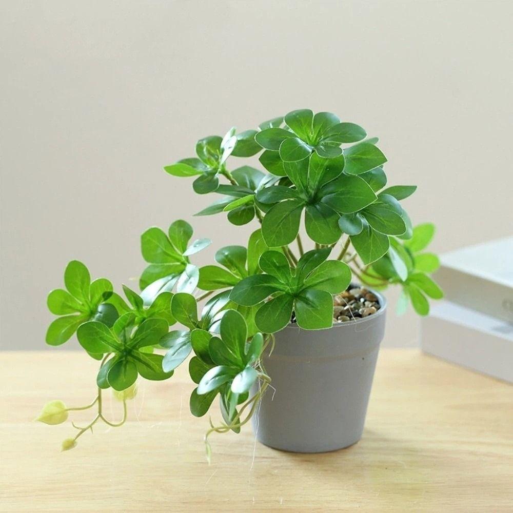 Artificial Spider Plant Artificial Bonsai Plant Fake Plant Decorative Potted Plant Table Decor