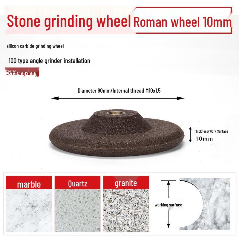 Diamond Marble Roman Column Edge Anti-slip Grooving Grinding Wheel for Stone and Pebble Flower Pots