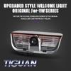 2pcs Car Door HD Welcome Light Laser Projector For Volkswagen VW Jetta Lavida Bora polo passat b6 b8 mk6 golf R Rline accessorie yzk045