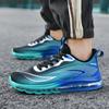 Large Size 48 Men's Shoes Breathable Sports Shoes Full Palm Air Cushion Shoes Shock Absorption 47 Fat Feet Widened Casual Men's Running Shoes