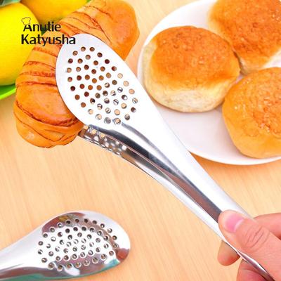 Щипцы для барбекю из нержавеющей стали, зажим для приготовления пищи, кухонные гаджеты, зажим для хлеба, зажим для кондитерских изделий, щипцы для барбекю