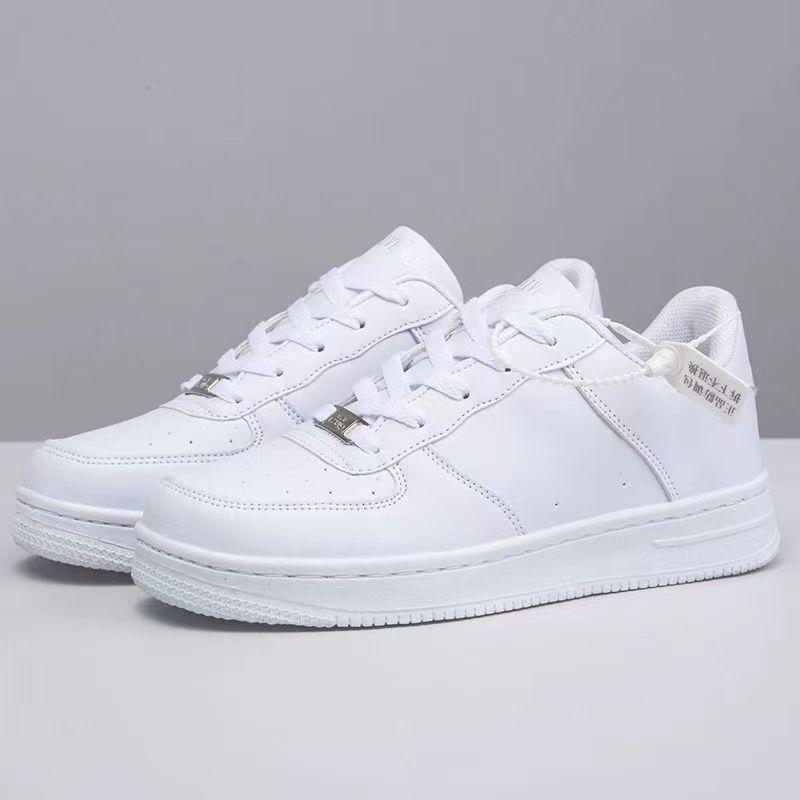 Прилив и кожаная пара обуви низкий верх мягкая подошва легкая повседневная обувь модная мода шнуровка мужские кеды