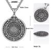 Ретро подвеска-ожерелье из титановой стали с тибетскими триграммами и знаками зодиака для мужчин и женщин