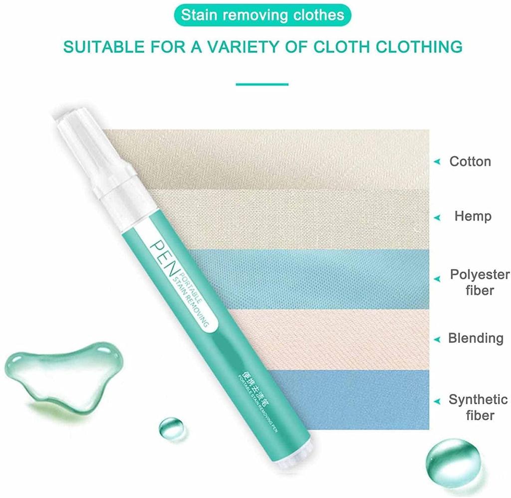 Bleach Pen For Clothing, Portable Bleach Pen For Clothing Stain Removal,Grease Stain Remover Wash Free Laundry Clean Pen Instantly Remove Stains 9ml