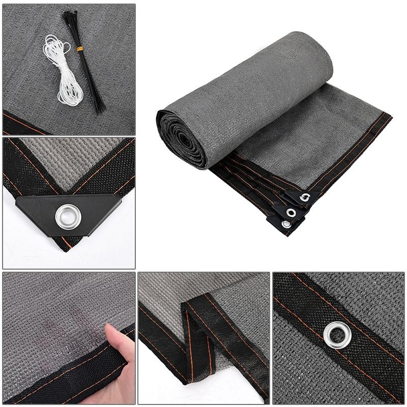 Солнцезащитная сетка для балкона, защитная сетка для летнего суккулентного растения, затеняющая сад, покрытие для бассейна, терраса, сетка для сарая для автомобиля