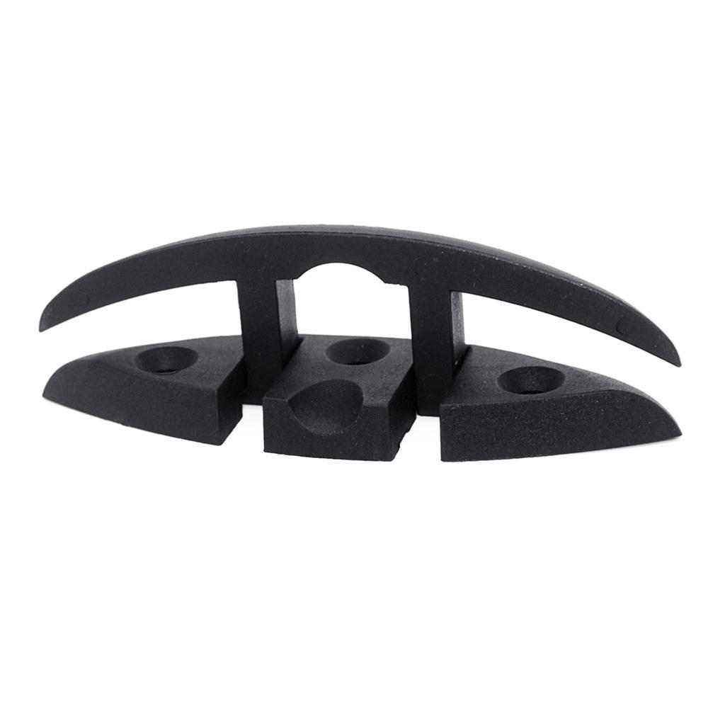 5-дюймовая складная швартовная утке откидная швартовная утке с 2 отверстиями из морского нейлона, стойкого к коррозии, швартовный трос