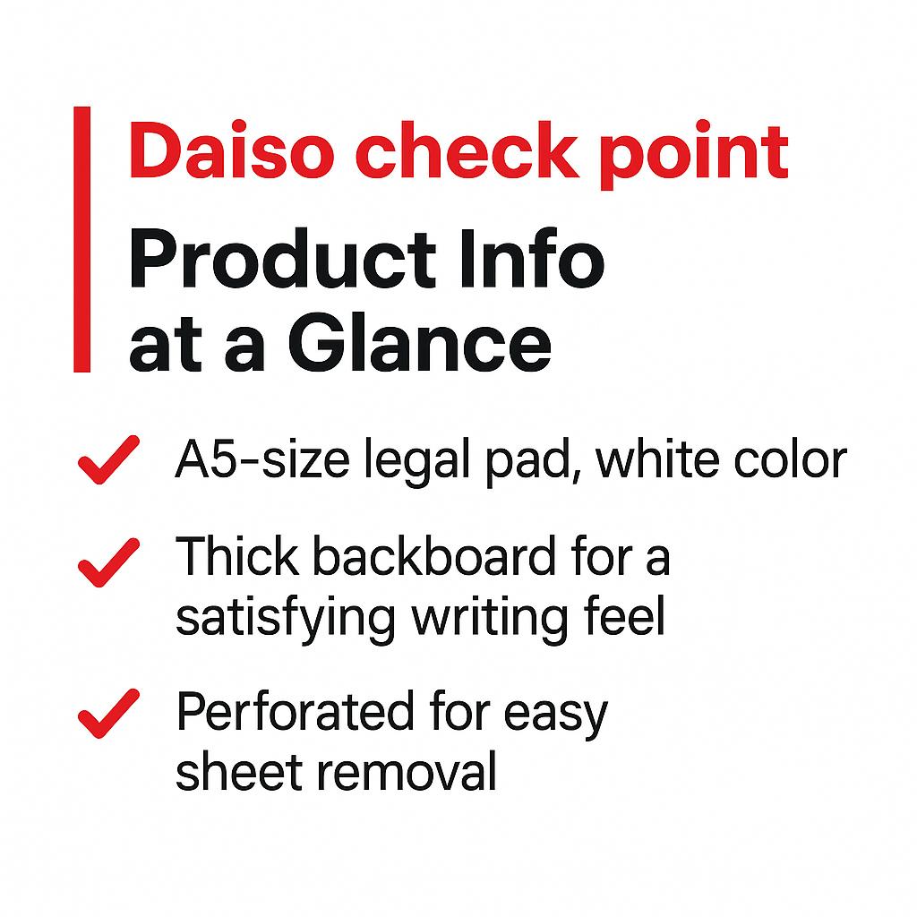 Classic A5 White Legal Pad - 2 Pack