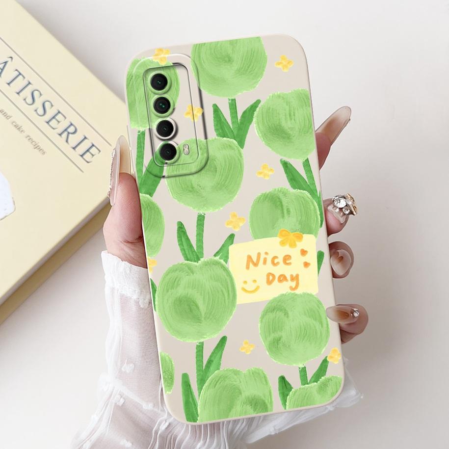 For Huawei P smart 2021 Case New Soft Silicone Cover For Huawei PSmart 2021 PPA-LX1 Phone Cover on Huawei Y7a Enjoy 20 SE Bumper