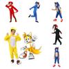 Stylish Blue Cosplay Costume Sonic Hedgehog Theme For Carnival Party