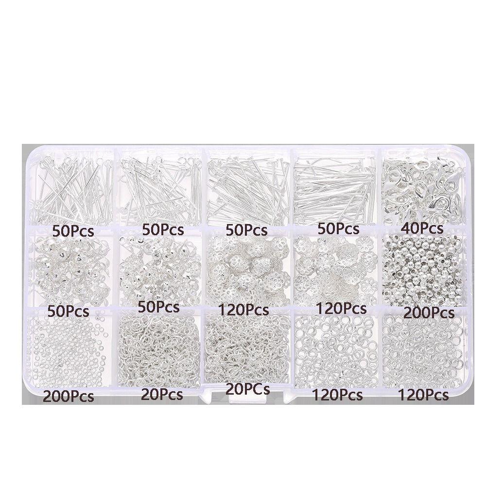 Lobster Clasps Jewelry Making Kit 15 Grids Bracelet Making Tools Earring Making Supplies