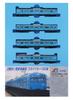 MicroAce N Gauge 103 Series West Japan Renewal Hanwa Line Sky Blue Set A0546 Model Train 4-Car