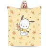 Pochacco Stuff Blankets Super Soft Fleece  Throw Blankets Cozy Bedding Throws