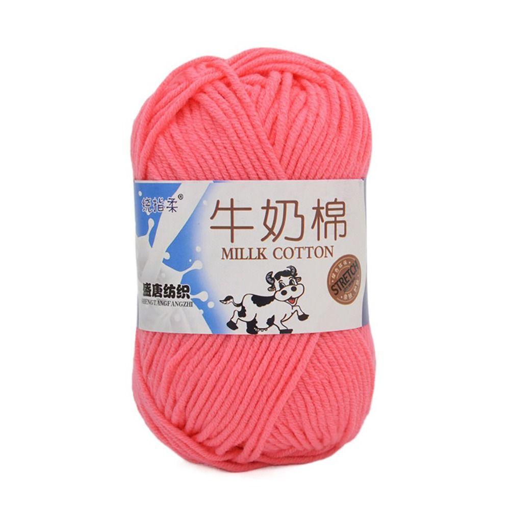 Cotton Wool Yarn DIY Cotton Yarn Warm Milk Cotton  Sofa Cushion