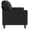3 Seater Sofa Black 180 cm Velvet