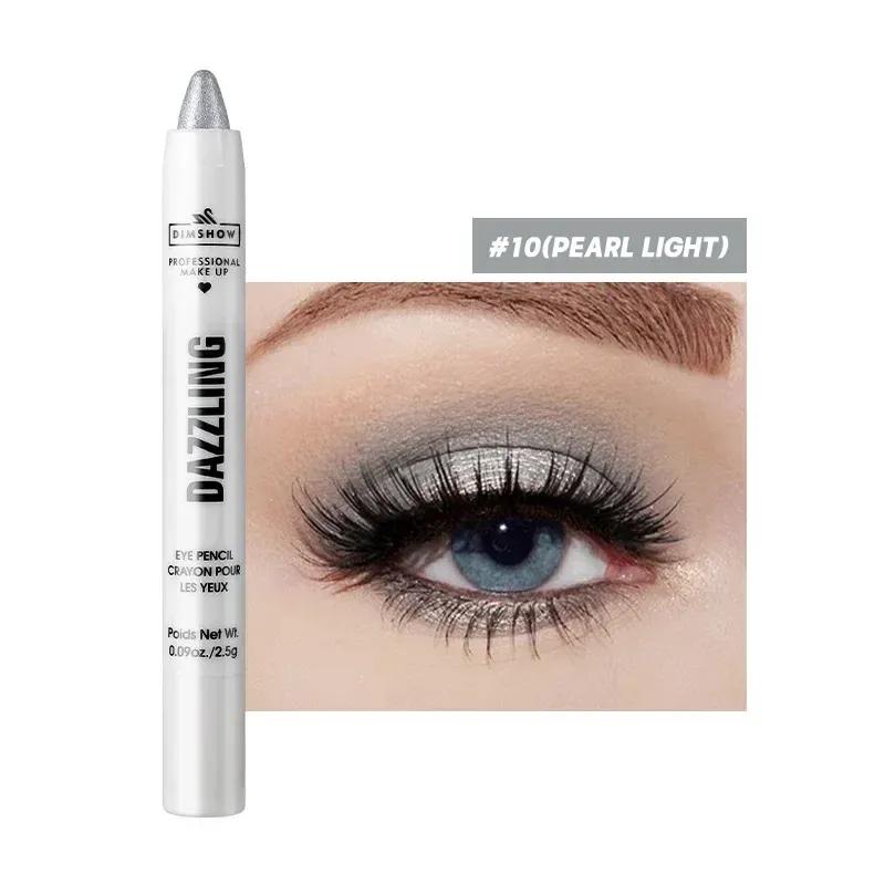 12 цветов перламутровые тени для век карандаш водостойкие долговечные блестящие тени для век ручка подводка для глаз карандаш для глаз инструменты для макияжа