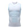 Мужской спортивный жилет Slim Fit Высокая эластичность O-образный вырез быстросохнущая без рукавов компрессионная майка для моделирования фигуры для бега в спортзале баскетбольная майка