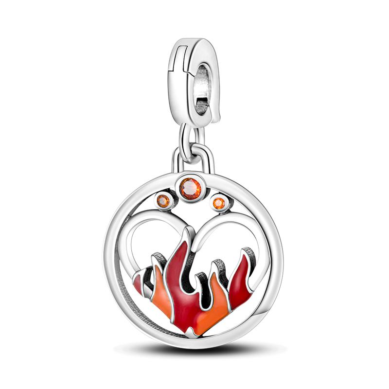 Новые бусины-подвески из стерлингового серебра 925 пробы с геометрическими линиями подходят для оригинального браслета своими руками для изготовления ожерелий с подвесками для женщин