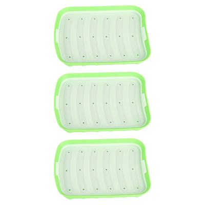 3 шт. Форма для силиконовых сосисок и хот-догов, форма для приготовления ветчины своими руками, форма для добавки к детскому питанию, инструменты для выпечки, зеленая