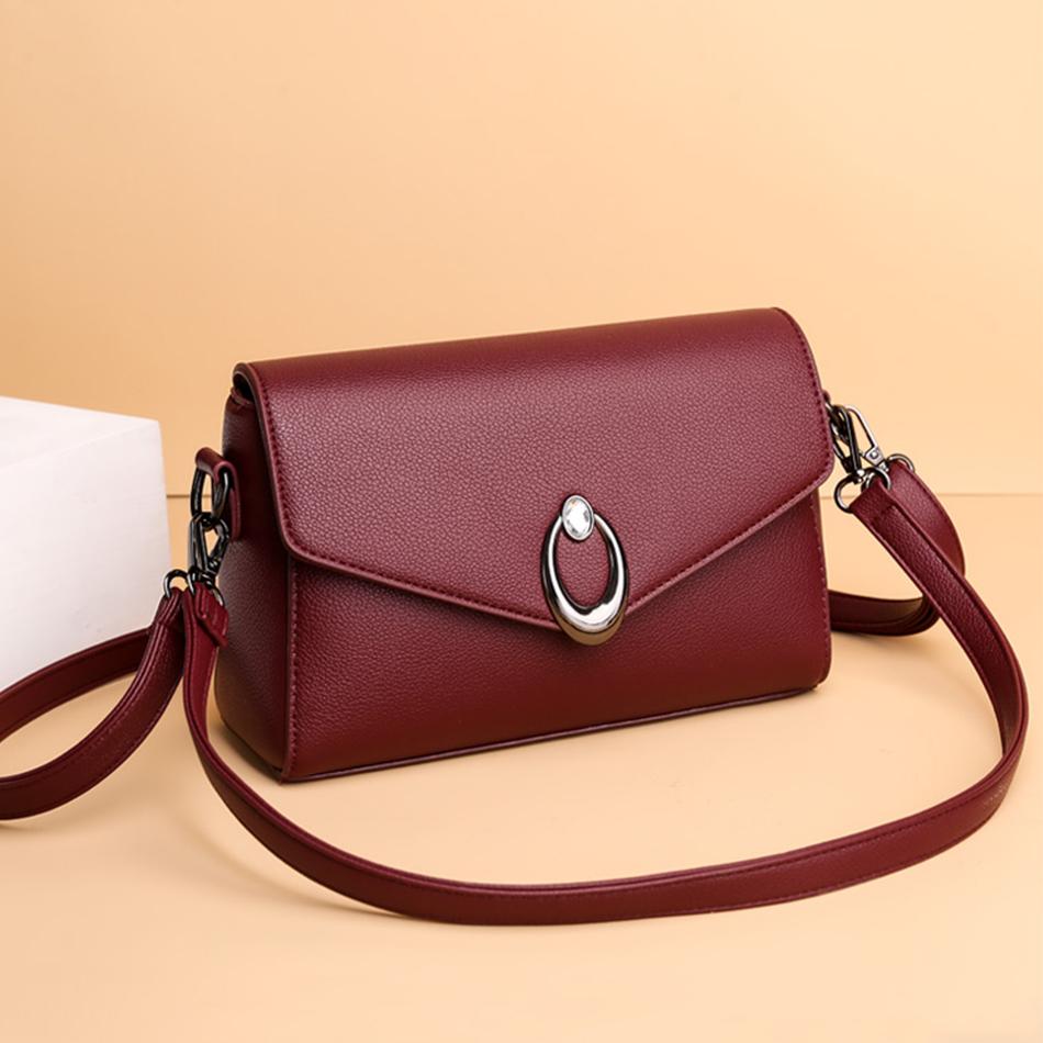 Women Fashion Crossbody Bag High Quality PU Leather Purses and Handbags Luxury Designer Flap Fashion Trend Shoulder Bag