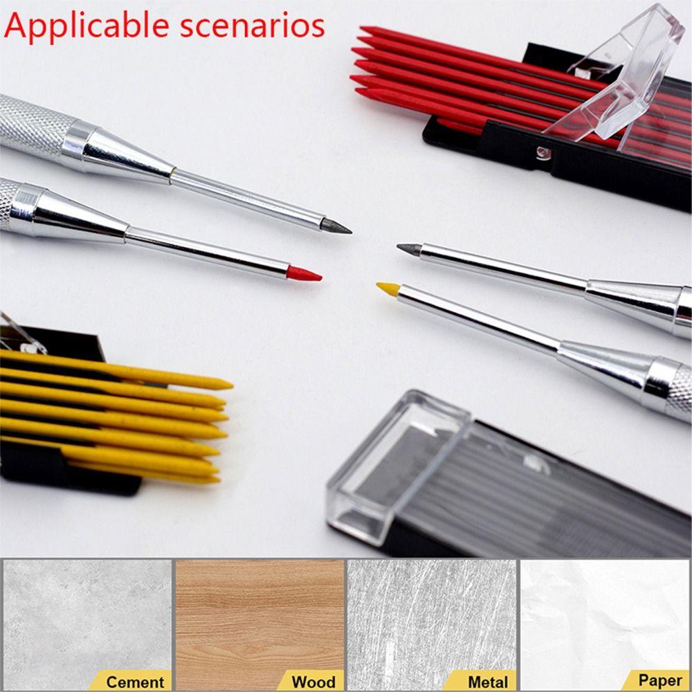 2.0mm Carpentry Pencil Metal Wood Marking Pencil Simple Carpenter Pencil  Carpentry Tools