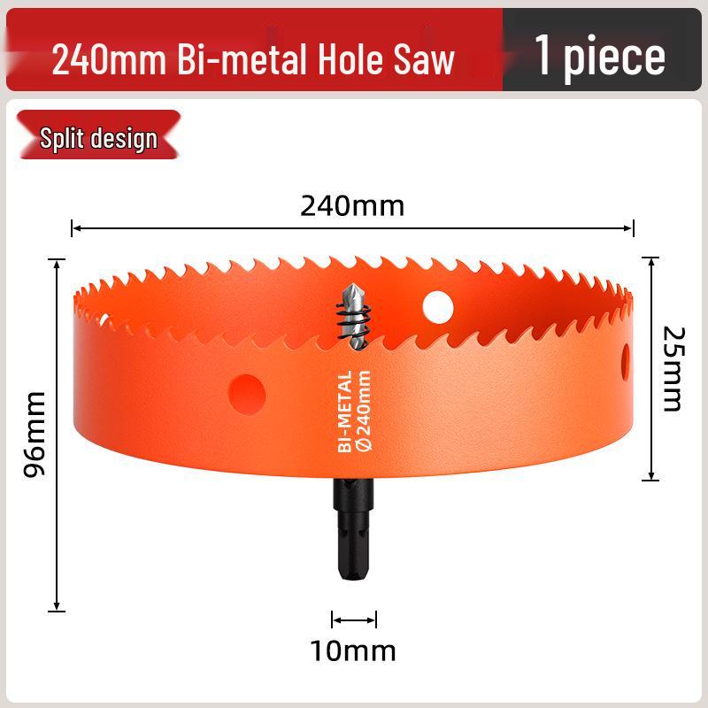 Биметаллическая коронка для деревообработки: Сверло для дерева, гипсокартона, металла, пластика и ПВХ - 75 мм расширитель отверстий для точечных светильников.