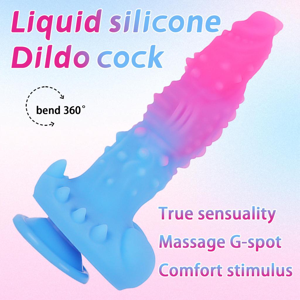 Shaped Dildos Platinum Silicone Dildo Sex Toys Adult Sex Product Female Masturbation Device