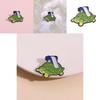 Creative Green Animalthemed Turtle Brooch With Gun Design Unique Alloy Pin For Accessories Fashion