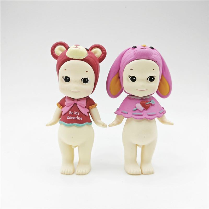 Adorable Angel Bear Blind Box Cute Valentine Series Collectible Model Toy Gift
