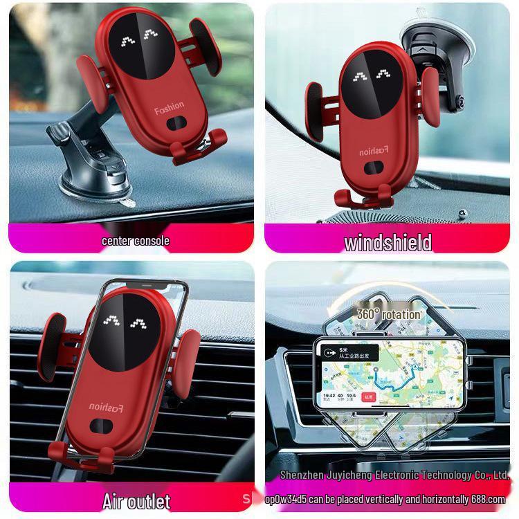 Cross-border S11 Smart Infrared Car Wireless Charger & Automatic Phone Holder