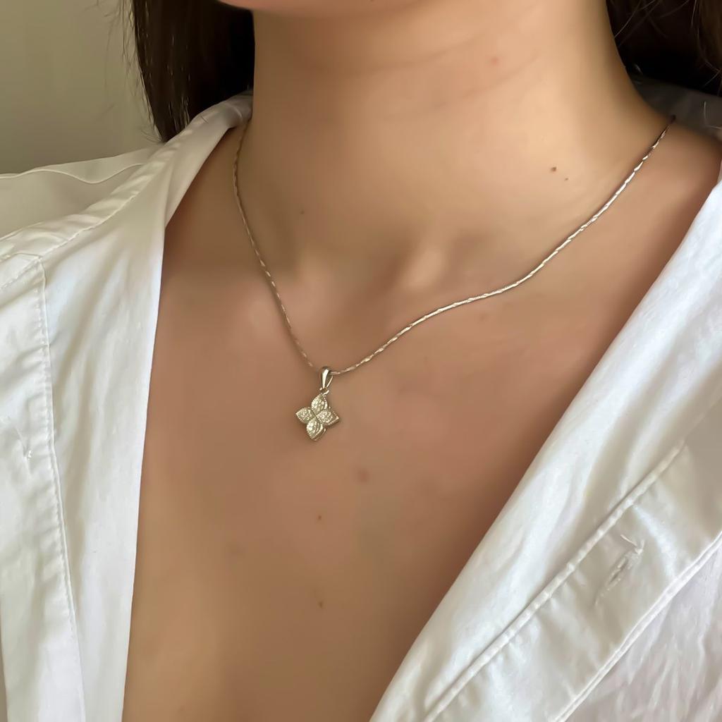 Серебряная подвеска с фианитами (2142553)