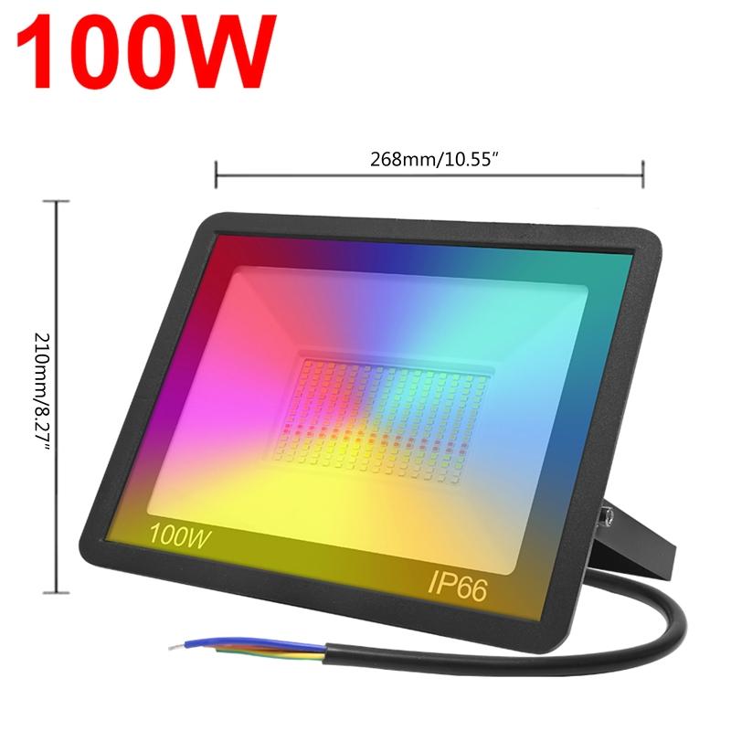 Tuya LED для Умного Прожектора Наружного Освещения 220В 30Вт/50Вт/100Вт RGB Диммируемый Теплый Холодный Белый Освещение Интеллектуальный Li
